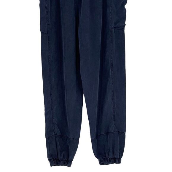 Anthropologie On The Road Tencel Strapless Jumpsuit Jogger Blue Women Medium - Picture 6 of 10